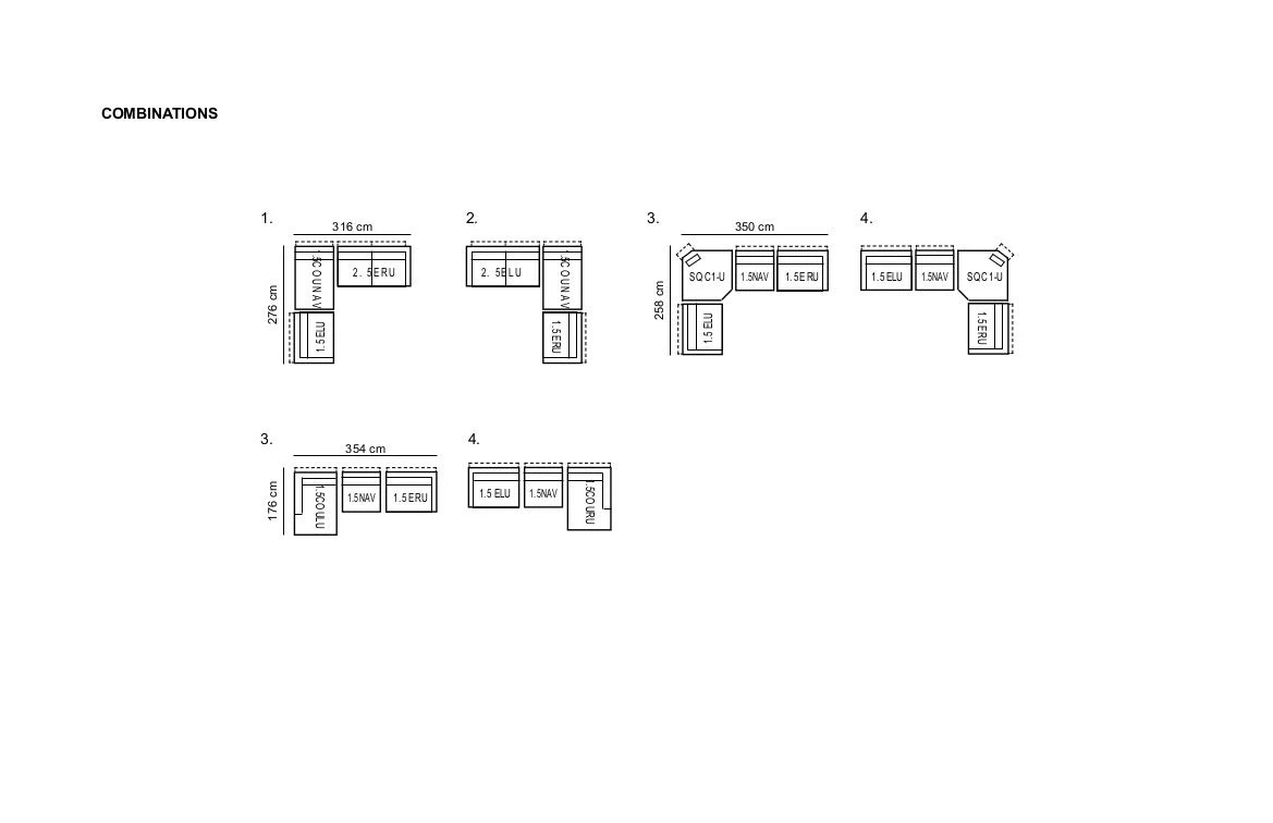 Eleganto 5 pc Sectional with Power Motion Backrests, Silver Gray Fabric