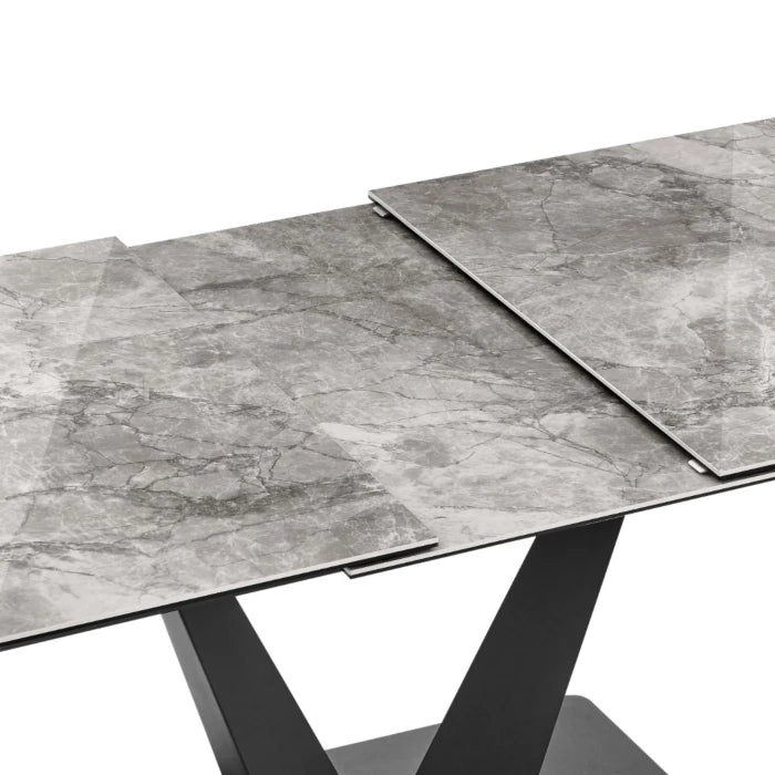 Graf Extendable Dining Table, Ceramic Painted Top | Creative Furniture