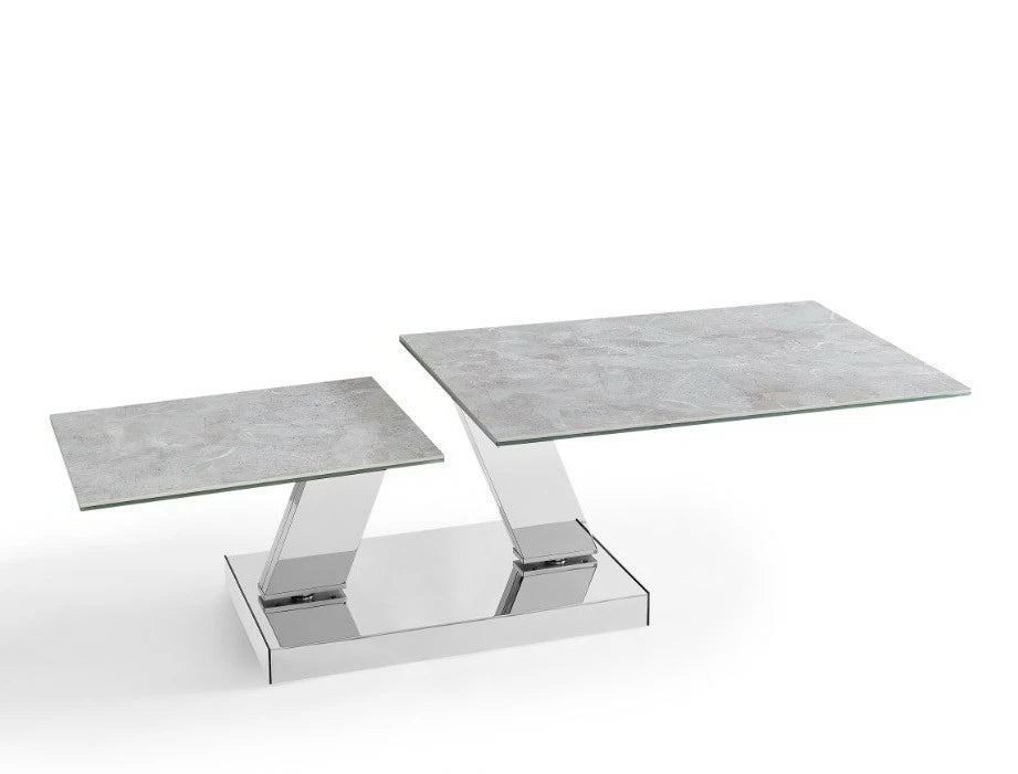 Sion Rotating Coffee Table, Graphite Ceramic Top | Creative Furniture